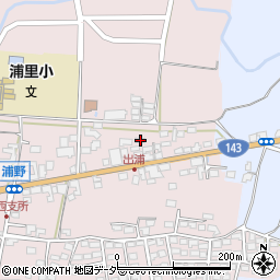 長野県上田市浦野3周辺の地図