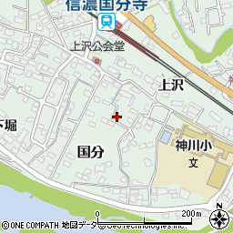 長野県上田市国分1407周辺の地図