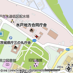 関東農政局　水戸地域センター農政推進グループ統計・情報周辺の地図