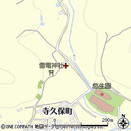 栃木県佐野市寺久保町262周辺の地図