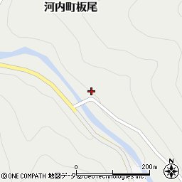石川県白山市河内町板尾ト周辺の地図