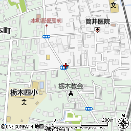栃木県栃木市神田町2-1周辺の地図