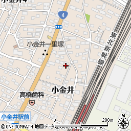 栃木県下野市小金井122-5周辺の地図