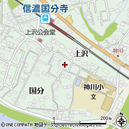 長野県上田市国分1401-8周辺の地図