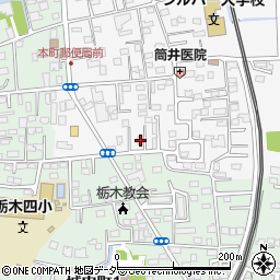 栃木県栃木市神田町2-32周辺の地図