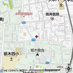 栃木県栃木市神田町2-35周辺の地図