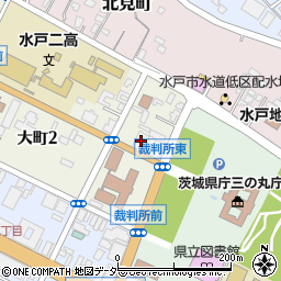 虎ノ門法律経済事務所　水戸支店周辺の地図