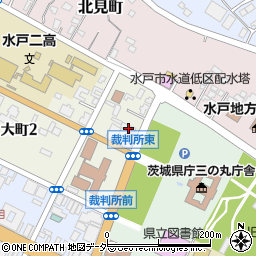 朝日新聞水戸総局周辺の地図