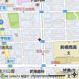 三共関東消毒株式会社　前橋営業所周辺の地図