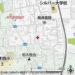 栃木県栃木市神田町2-31周辺の地図