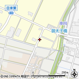 石川県小松市日末町南周辺の地図