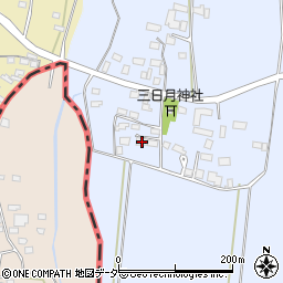 栃木県真岡市大根田424周辺の地図