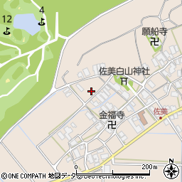 石川県小松市佐美町ハ周辺の地図