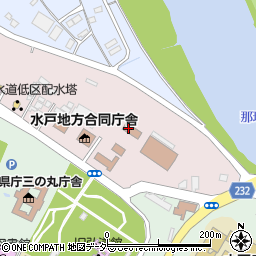 関東財務局　水戸財務事務所周辺の地図