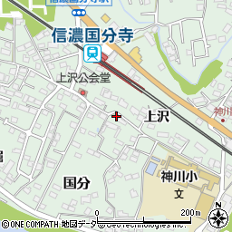 長野県上田市国分1406周辺の地図