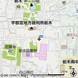 栃木県栃木市旭町12-15周辺の地図