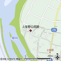 上生野公民館周辺の地図