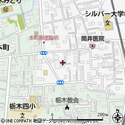 栃木県栃木市神田町2-6周辺の地図