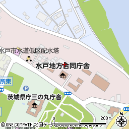 防衛省　自衛隊茨城地方協力本部周辺の地図