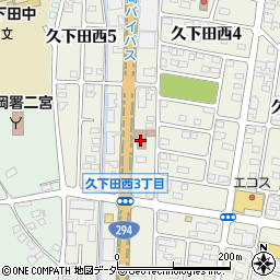 久下田郵便局 ＡＴＭ周辺の地図