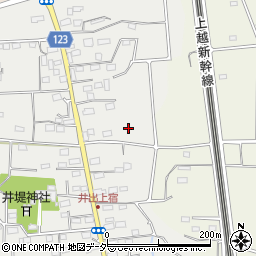 群馬県高崎市井出町132周辺の地図