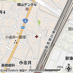 栃木県下野市小金井56周辺の地図