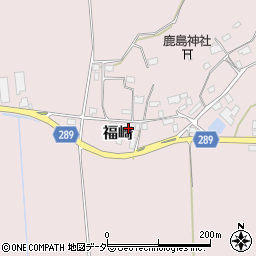 茨城県桜川市福崎308周辺の地図