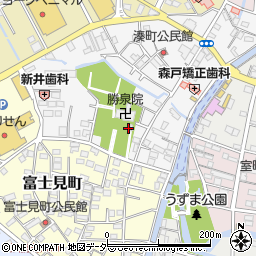 白旗八幡宮周辺の地図