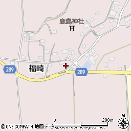 茨城県桜川市福崎456周辺の地図