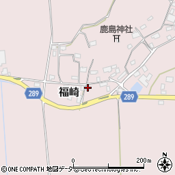 茨城県桜川市福崎461-1周辺の地図