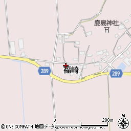 茨城県桜川市福崎307周辺の地図