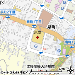 京成百貨店メガネサロン周辺の地図