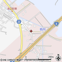 石川県小松市東山町ニ11周辺の地図