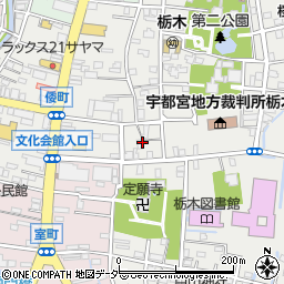 栃木県栃木市旭町14周辺の地図
