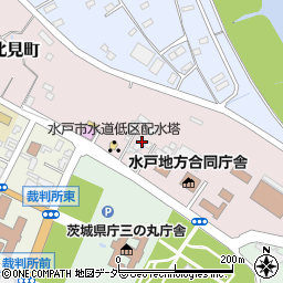 茨城県水戸市北見町1-31周辺の地図