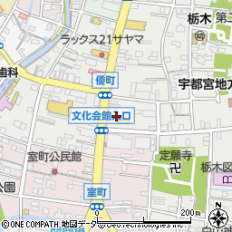 栃木県栃木市倭町10-2周辺の地図