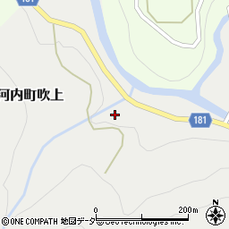 石川県白山市河内町吹上（ロ）周辺の地図