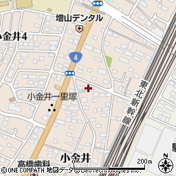 栃木県下野市小金井115-1周辺の地図