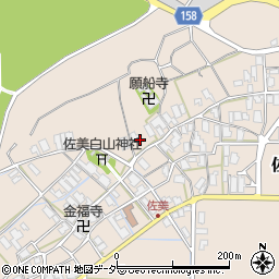 石川県小松市佐美町申周辺の地図
