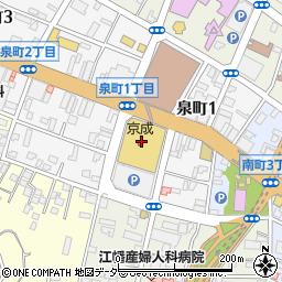 こだわりとんかつ あぢま 京成店周辺の地図