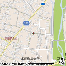 栃木県佐野市多田町930周辺の地図