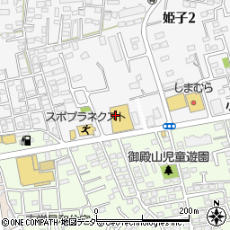 サイクルベースあさひ　水戸姫子店周辺の地図
