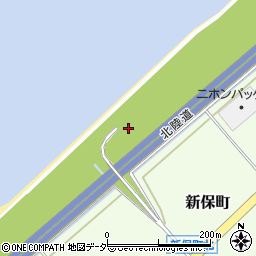 石川県加賀市新保町ワ周辺の地図