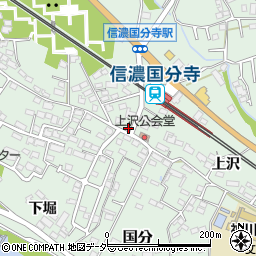 長野県上田市国分1212周辺の地図