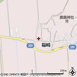 茨城県桜川市福崎167周辺の地図