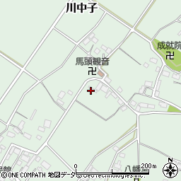 栃木県下野市川中子345周辺の地図