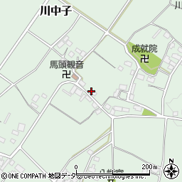 栃木県下野市川中子329周辺の地図