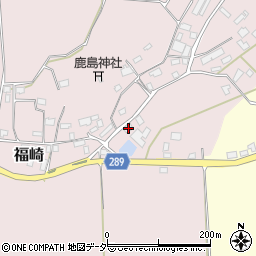 茨城県桜川市福崎452周辺の地図