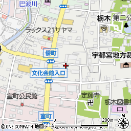 栃木県栃木市倭町10-8周辺の地図