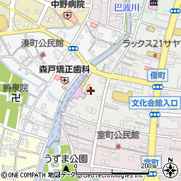 栃木県栃木市倭町2-17周辺の地図